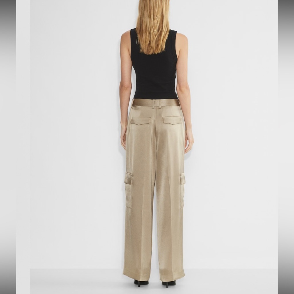 Aritzia Babaton Outgoing Satin Cargo Pant - Picture 4 of 14